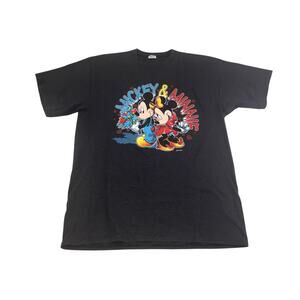 Disney Mickey & Minnie Vintage T-Shirt Love Flowers X-Large